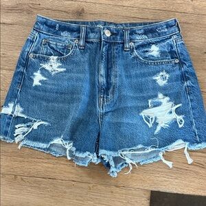 NWT American Eagle Outfitters Ripped Blue Jean Shorts